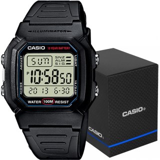 CASIO Zegarek Męski CASIO W-800H-1AVES + BOX