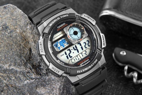 CASIO Zegarek Męski CASIO AE-1000W-1BVDF + BOX