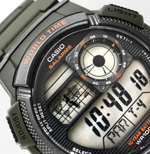 CASIO Zegarek Męski CASIO AE-1000W-3AVDF + BOX