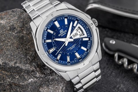 CASIO Zegarek Męski CASIO EDIFICE EF-129D-2AVEF + BOX