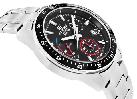 CASIO Zegarek Męski CASIO EDIFICE EFV-540D-1AVUEF + BOX