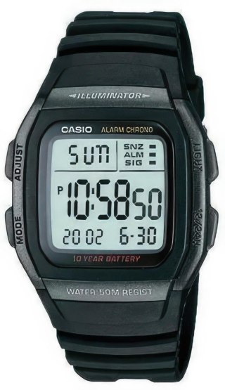 CASIO Zegarek Męski CASIO W-96H-1BVDF + BOX