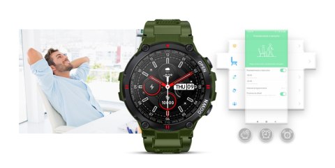 Giewont Smartwatch GIEWONT Focus SmartCall GW430-3 - Forest