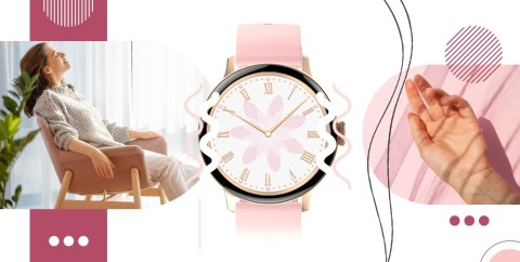 Giewont Smartwatch GIEWONT Supernova SmartCall GW330-1 Rose Gold Shine/Powder Pink