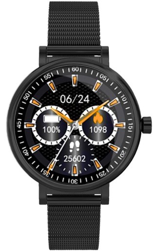 RUBICON Zegarek Damski RUBICON SMARTWATCH RNBE64-3 BLACK
