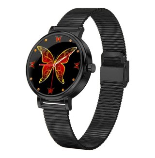 RUBICON Zegarek Damski RUBICON SMARTWATCH RNBE64-3 BLACK