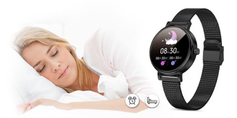 RUBICON Zegarek Damski RUBICON SMARTWATCH RNBE64-3 BLACK