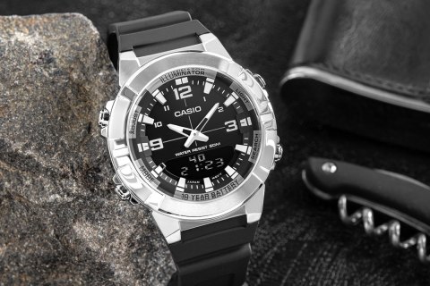 CASIO Zegarek Męski CASIO AMW-870-1AVDF + BOX