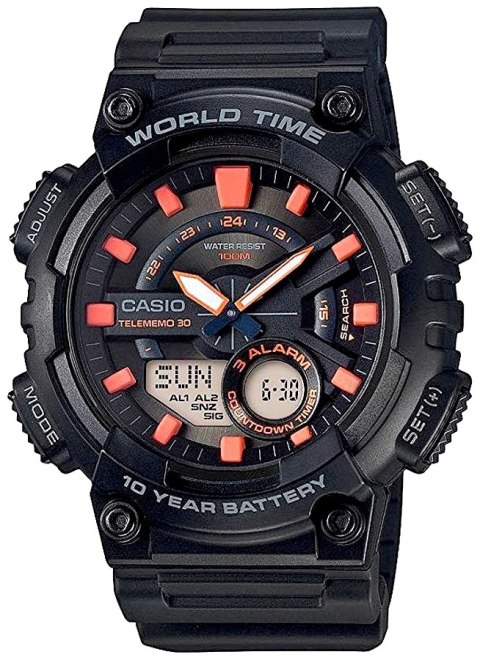 CASIO Zegarek Męski CASIO Gerton AEQ-110W-1A2VDF + BOX