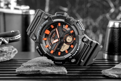 CASIO Zegarek Męski CASIO Gerton AEQ-110W-1A2VDF + BOX