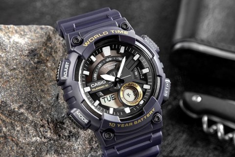 CASIO Zegarek Męski CASIO Gerton AEQ-110W-2AVDF + BOX
