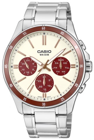 CASIO Zegarek Męski CASIO MTP-1374D-5A2VDF + BOX