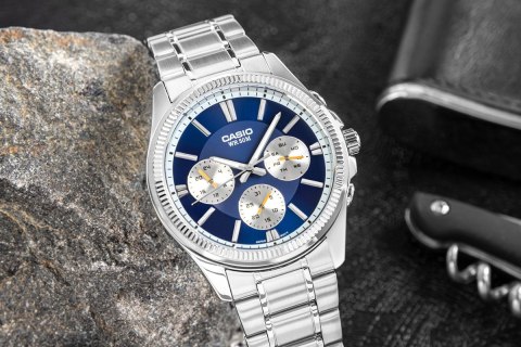CASIO Zegarek Męski CASIO MTP-1375D-2A1VDF + BOX
