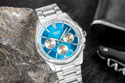 CASIO Zegarek Męski CASIO MTP-1375D-2A2VDF + BOX