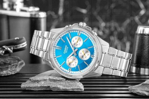CASIO Zegarek Męski CASIO MTP-1375D-2A2VDF + BOX
