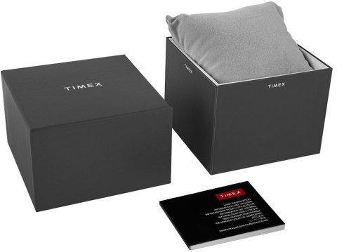 Timex Zegarek Męski TIMEX Q Timex 3-Time Zone Chronograph TW2V69800 + BOX