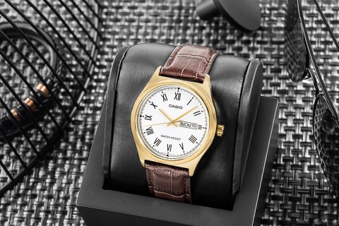 CASIO Zegarek Męski CASIO MTP-V006GL-7BUDF + BOX