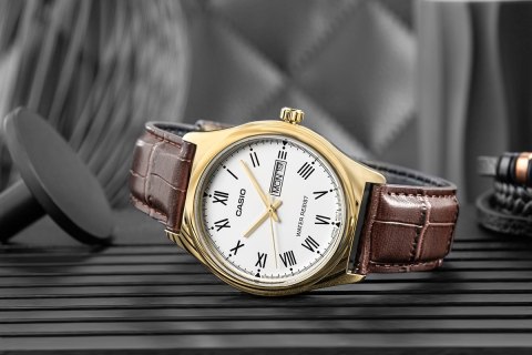 CASIO Zegarek Męski CASIO MTP-V006GL-7BUDF + BOX