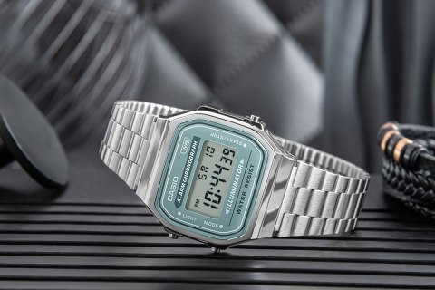 CASIO Zegarek Męski CASIO VINTAGE A168WA-3AYDF + BOX