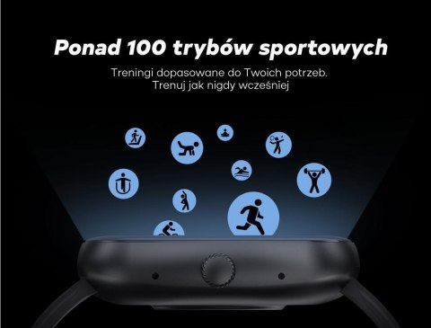 Gravity Smartwatch Damski GRAVITY GT18-2 Różowy Pasek Silikonowy + Biały Pasek