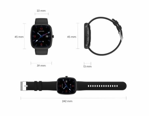 Gravity Smartwatch Damski GRAVITY GT18-7 Beżowy Pasek Silikonowy + Czarny Pasek