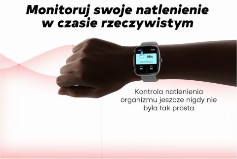 Gravity Smartwatch Męski GRAVITY GT18-6 Czarny Pasek Silikonowy + Granatowy Pasek