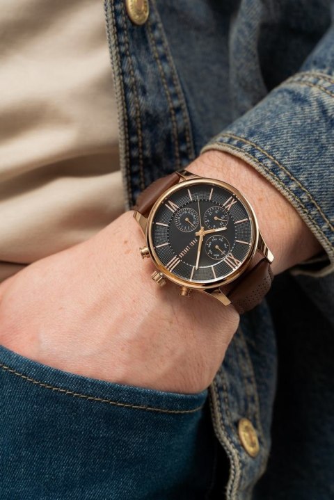 Paul Lorens Zegarek Męski PAUL LORENS PL11652A6-1B1 + BOX