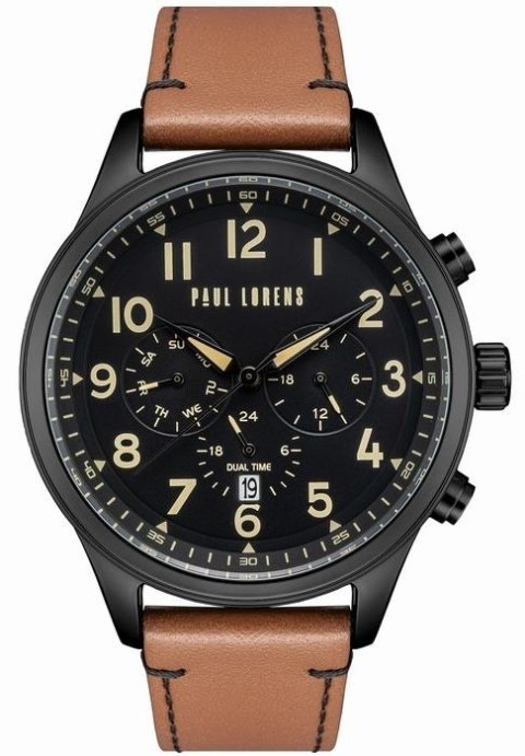Paul Lorens Zegarek Męski PAUL LORENS PL20011A-1B3+ BOX