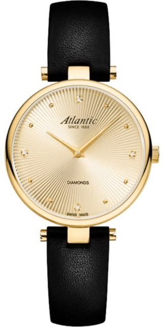 Atlantic Zegarek Damski Atlantic Royal Diamonds 29044.45.37 + BOX
