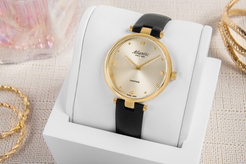 Atlantic Zegarek Damski Atlantic Royal Diamonds 29044.45.37 + BOX