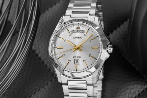 CASIO Zegarek Męski CASIO MTP-1370D-7A2VDF + BOX