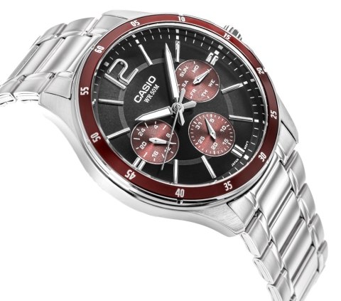 CASIO Zegarek Męski CASIO MTP-1374D-5AVDF + BOX