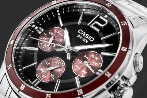 CASIO Zegarek Męski CASIO MTP-1374D-5AVDF + BOX