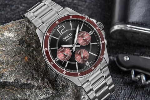 CASIO Zegarek Męski CASIO MTP-1374D-5AVDF + BOX
