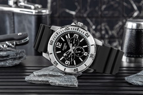 CASIO Zegarek Męski CASIO MTP-VD300-1BUDF + BOX