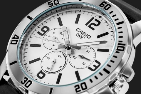 CASIO Zegarek Męski CASIO MTP-VD300-7BUDF + BOX