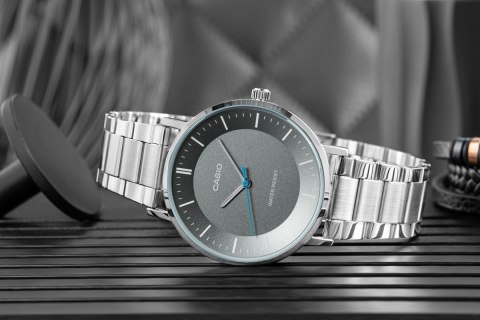 CASIO Zegarek Męski CASIO MTP-VT04D-8EDF + BOX