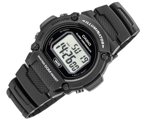 CASIO Zegarek Męski CASIO W-219H-1AVDF + BOX