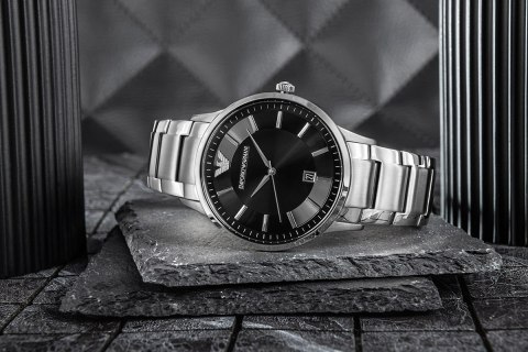 EMPORIO ARMANI Zegarek Męski EMPORIO ARMANI Renato AR11181 + BOX