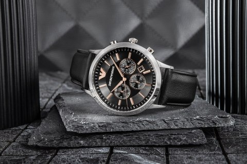 EMPORIO ARMANI Zegarek Męski EMPORIO ARMANI Renato AR11431 + BOX