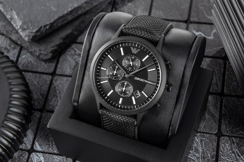 EMPORIO ARMANI Zegarek Męski EMPORIO ARMANI Renato AR11457 + BOX