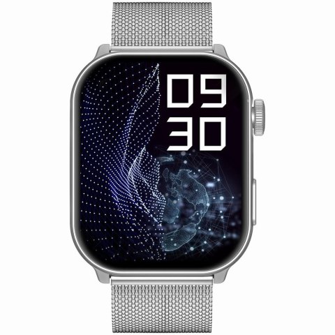Gravity Smartwatch Damski GRAVITY GT28-10 Pasek + Bransoleta Biało Srebrny
