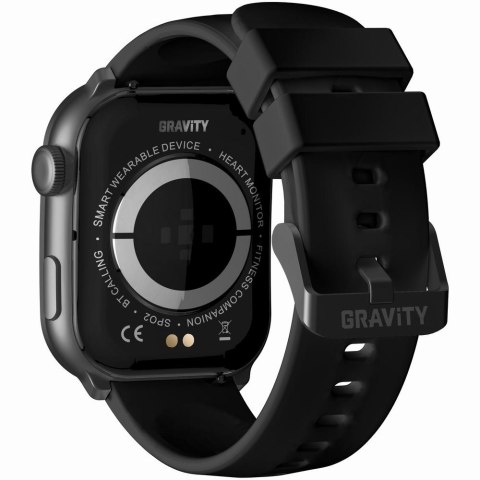 Gravity Smartwatch Męski GRAVITY GT28-1 Pasek + Bransoleta Czarny