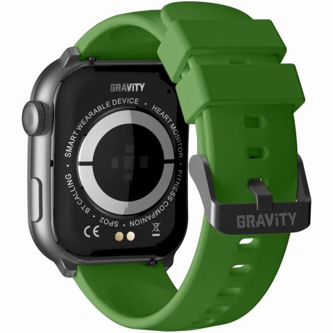 Gravity Smartwatch Męski GRAVITY GT28-4 Pasek + Bransoleta Zielono Czarny