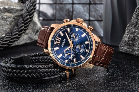 Guess Zegarek Męski Guess Walker GW0901G3 + BOX