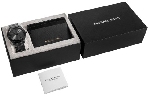 Michael Kors Zegarek Męski + Etui na karty MICHAEL KORS MK1085SET + BOX
