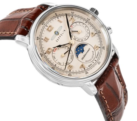 Zeppelin Zegarek Dęmski ZEPPELIN LZ121 Mediterranee Moonphase 9637-5 + BOX