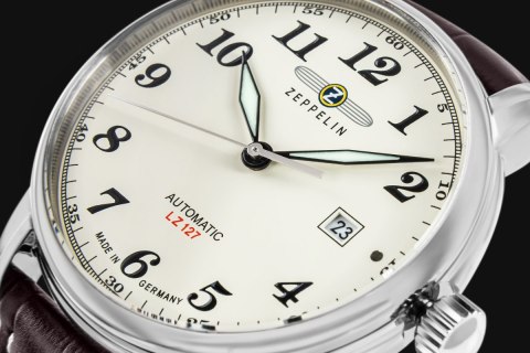 Zeppelin Zegarek Męski ZEPPELIN Automatic LZ 127 7656-5 + BOX