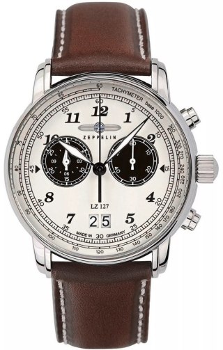 Zeppelin Zegarek Męski ZEPPELIN Graf Chronograph LZ 127 + BOX