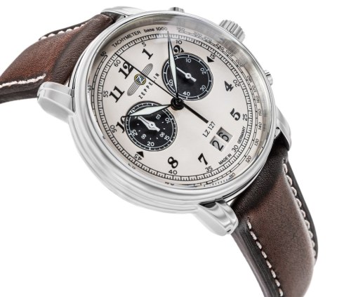 Zeppelin Zegarek Męski ZEPPELIN Graf Chronograph LZ 127 + BOX
